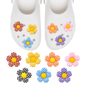 Przypinki do Crocs Flowers kwiaty - zestaw 7 sztuk