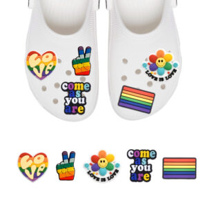 Przypinki do Crocs LGBT Pride - zestaw 5 sztuk