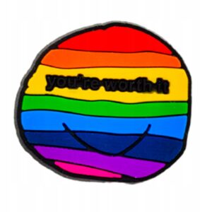 Przypinka LGBT+ Pride do Crocs butów klapków telefonu torby torebki plecaka