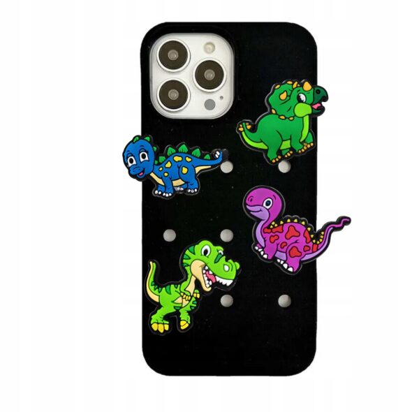 Przypinki do Crocs DINOZAURY do butów telefonu torby zestaw 19 szt - obrazek 4