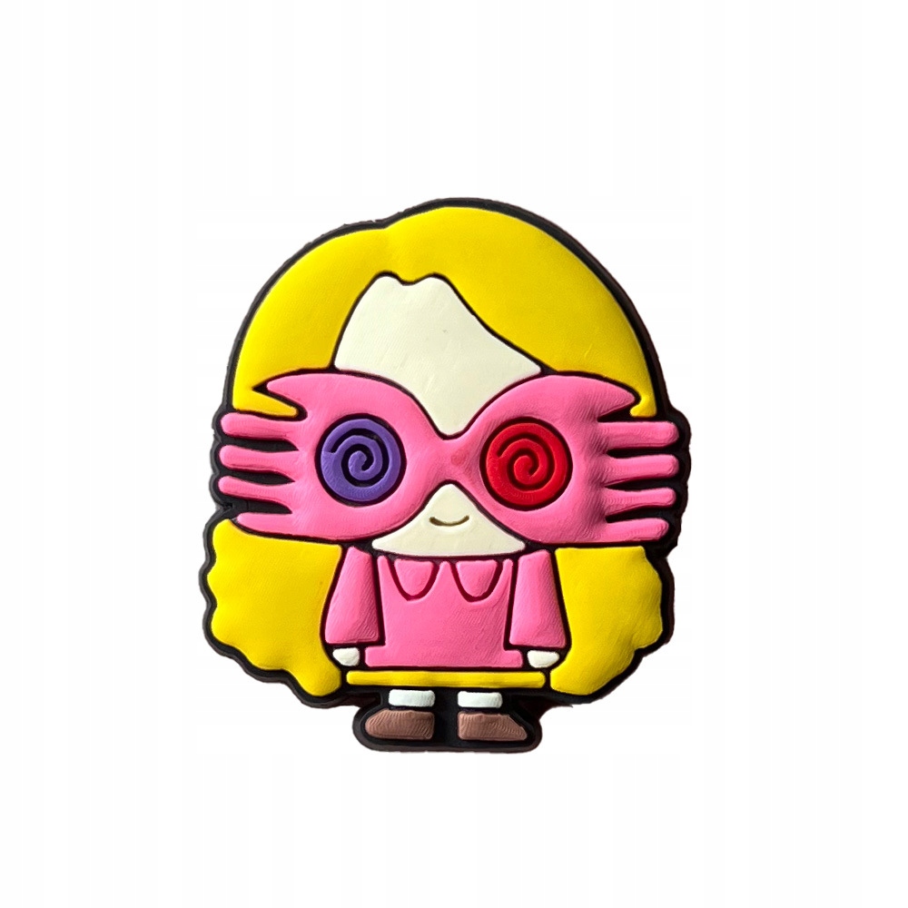 Przypinka Harry Potter Luna Lovegood do Crocs butów klapków telefonu torby