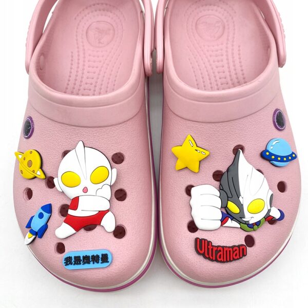 Duży Zestaw XL Przypinki Ultraman do Crocs butów klapków telefonu torebek - obrazek 5