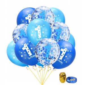 Oro Party Zestaw dekoracji balonowych na Roczek Balony na 1 urodziny