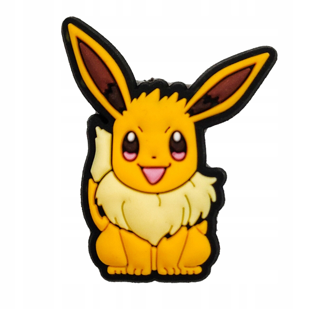 Przypinka Pokemon Eevee do Crocs butów klapków telefonu torebki plecaki