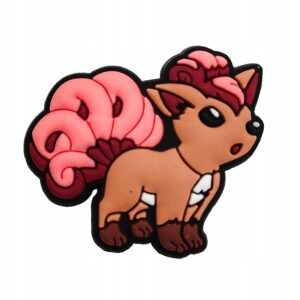 Przypinka Pokemon Vulpix do Crocs butów klapków telefonu torebki plecaki