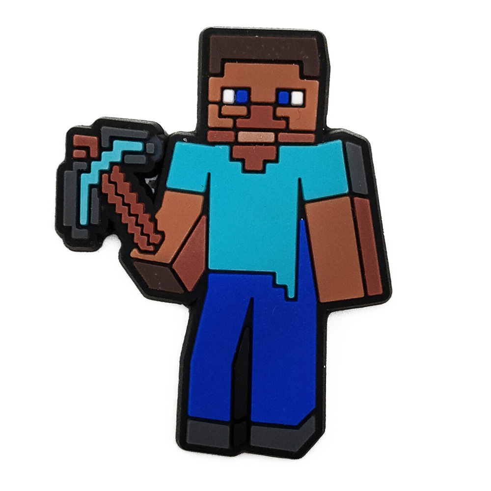 Przypinka Minecraft do Crocs butów klapków telefonu torby torebki plecaki
