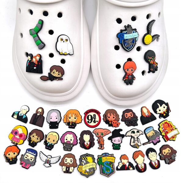 Przypinka Harry Potter Zgredek do Crocs butów klapków telefonu torebki - obrazek 3