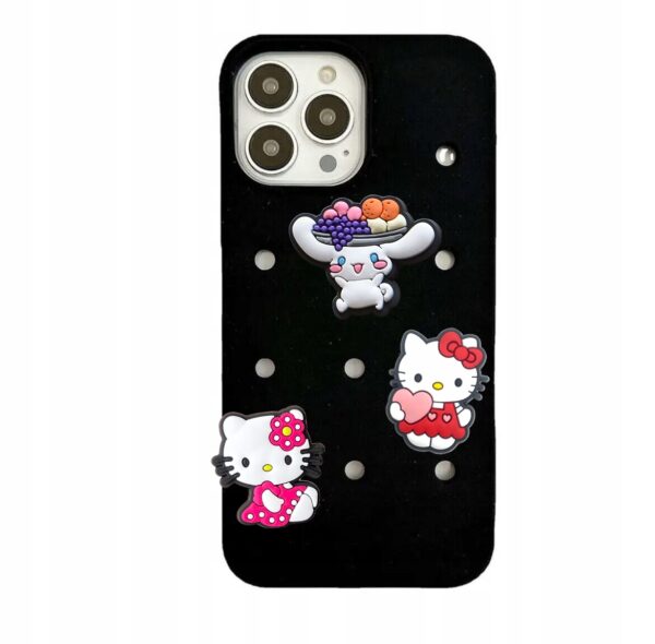 Przypinki do Crocs HELLO KITTY do butów telefonu torby zestaw 10 szt - obrazek 4