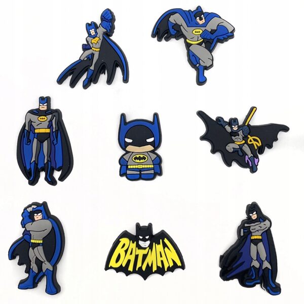 Przypinka Batman do Crocs butów klapków telefonu torby torebki plecaka - obrazek 5