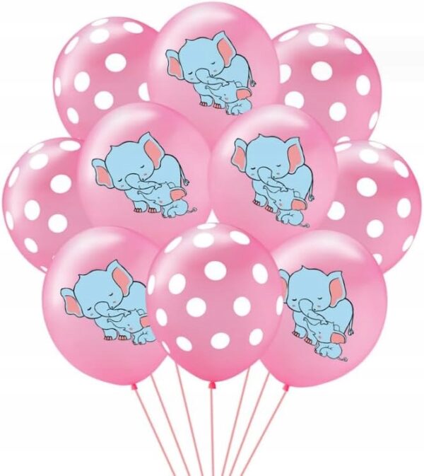 Oro Party Zestaw dekoracji balonowych na Baby Shower It's a Girl + Girlanda - obrazek 5