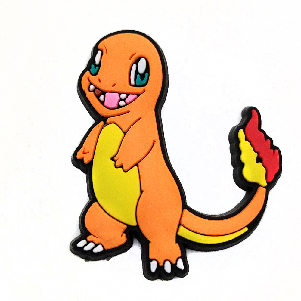 Przypinka Pokemon Charmander do Crocs butów klapków telefonu torebki plecak