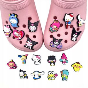 Przypinki do Crocs Hello Kitty Kawaii, zestaw 20 sztuk