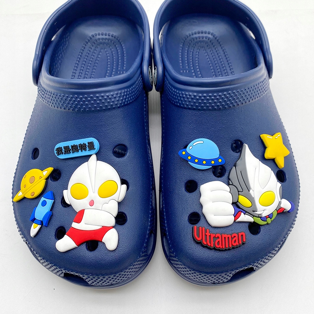 Duży Zestaw XL Przypinki Ultraman do Crocs butów klapków telefonu torebek