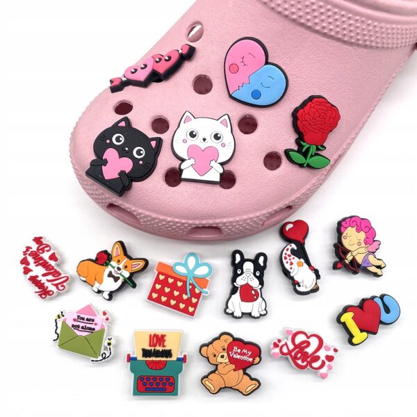 Przypinka Psy Pieski Pies do Crocs butów klapków telefonu torebki plecaki - obrazek 15