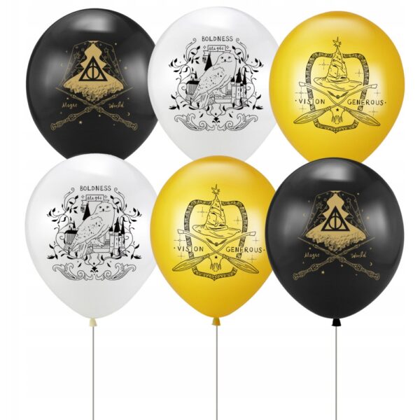 Oro Party Zestaw balonowych dekoracji urodzinowych Harry Potter + Girlanda - obrazek 9
