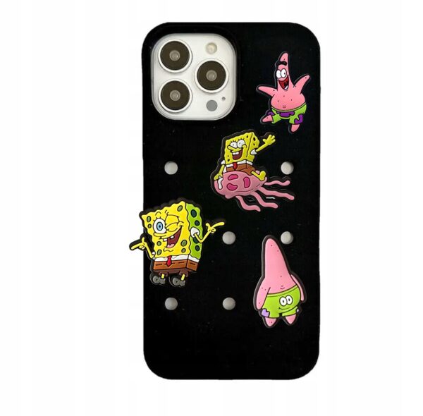 Przypinki do Crocs SPONGEBOB do butów telefonu torby zestaw 12 szt - obrazek 4