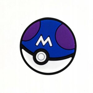 Przypinka Pokemon MasterBall do Crocs butów klapków telefonu torebki plecak