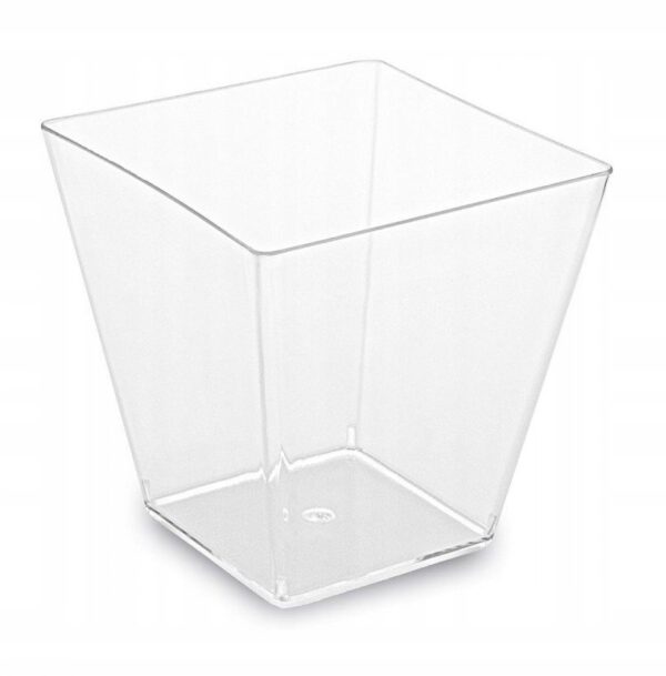 50x PUCHAREK KWADRATOWY DESER SOS PUCHARKI 60ML - obrazek 2