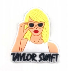 Przypinka Taylor Swift do Crocs butów klapków telefonu torby torebki