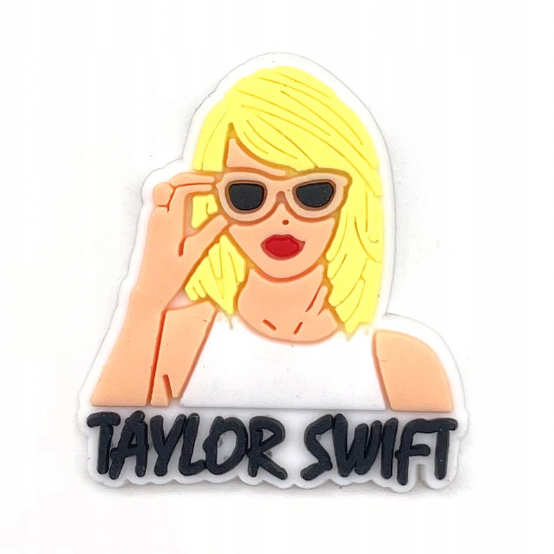 Przypinka Taylor Swift do Crocs butów klapków telefonu torby torebki