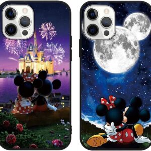 Etui z Motywem Disney Minnie i Mickey iPhone 14 Pro