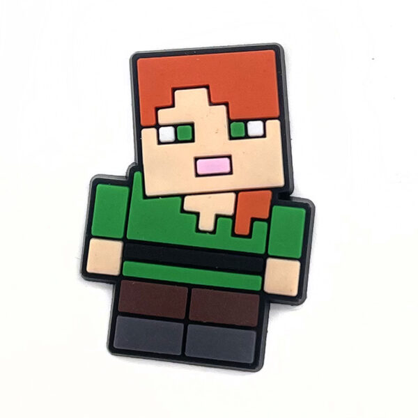 Przypinka Minecraft do Crocs butów klapków telefonu torby torebki plecaki