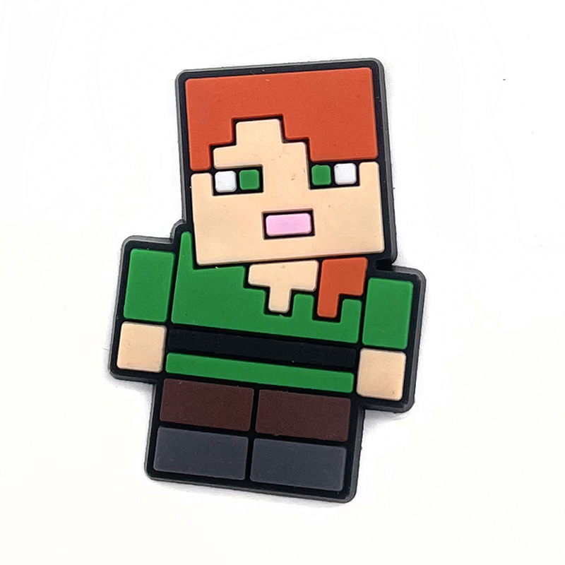 Przypinka Minecraft do Crocs butów klapków telefonu torby torebki plecaki