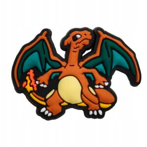 Przypinka Pokemon Charizard do Crocs butów klapków telefonu torebki plecaki