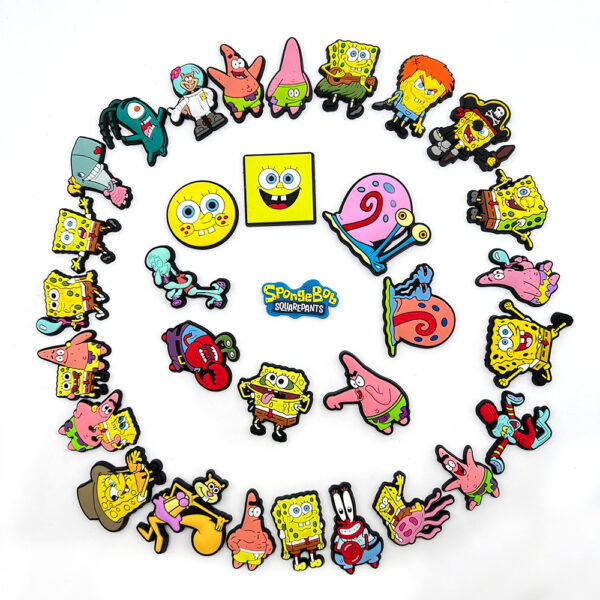 Przypinka SpongeBob do Crocs butów klapków telefonu torebki plecaki - obrazek 6