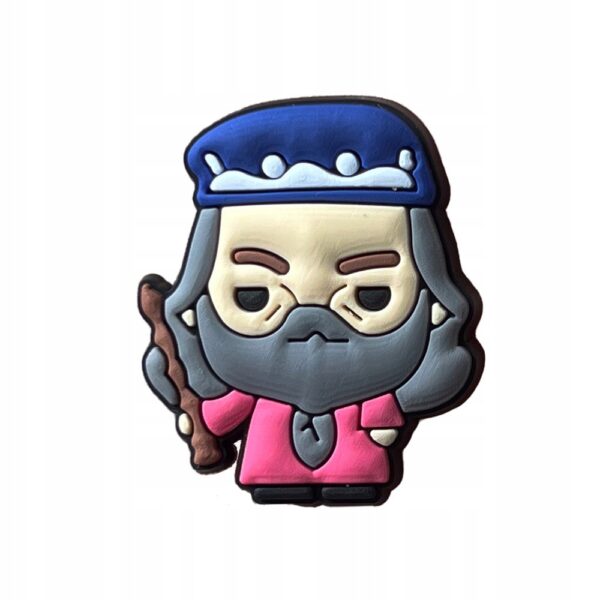 Przypinka Harry Potter Dumbledore do Crocs butów klapków telefonu torebki