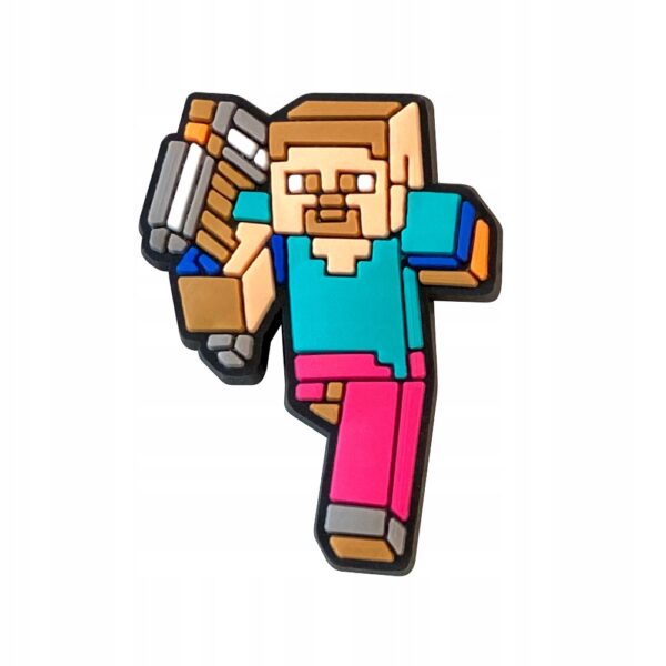Przypinka Minecraft do Crocs butów klapków telefonu torby torebki plecaki