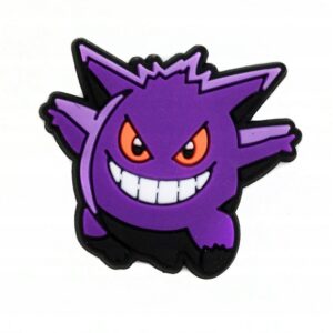 Przypinka Pokemon Gengar do Crocs butów klapków telefonu torebki plecaki