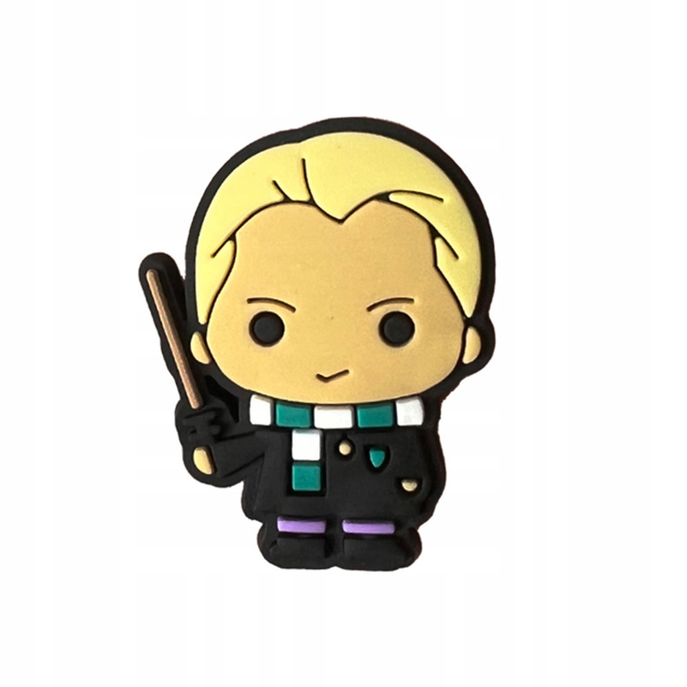 Przypinka Harry Potter Draco Malfoy do Crocs butów klapków telefonu torebki