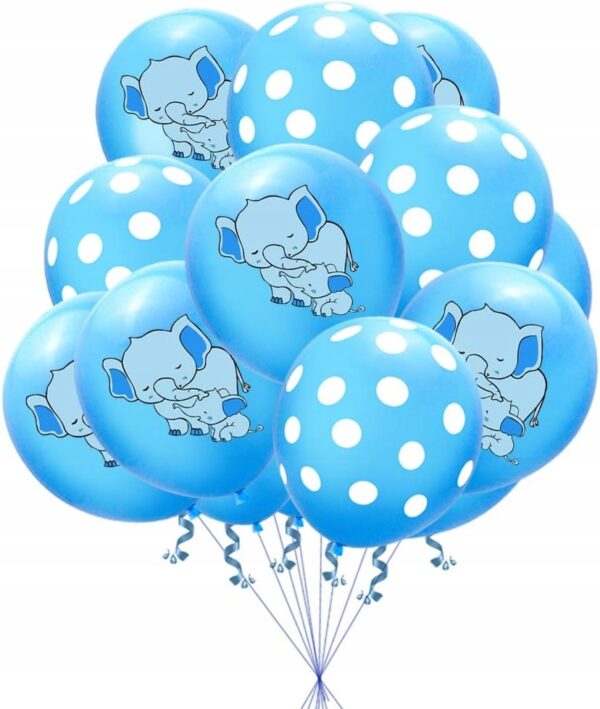 Oro Party Zestaw dekoracji balonowych na Baby Shower It's a Boy + Girlanda - obrazek 4