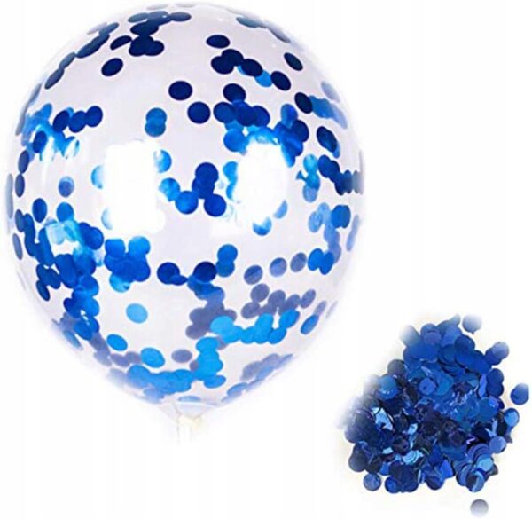 Oro Party Blue Zestaw Urodzinowych Dekoracji Balonowych Girlanda Balonowa - obrazek 13