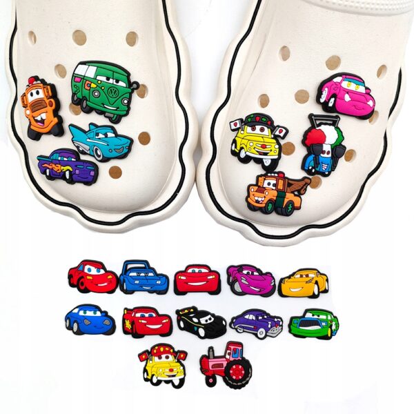 Przypinka Auta Cars Zygzak McQueen do Crocs | Oro Party - obrazek 3
