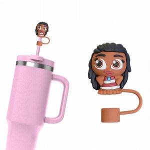 Silikonowa Zatyczka na Słomkę Kubek Stanley z Vaiana Disney 1 szt