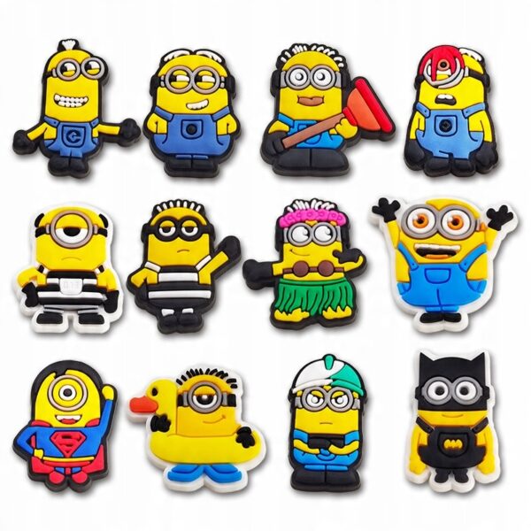 Przypinka Minionki do Crocs butów klapków telefonu torby torebki plecaki - obrazek 2