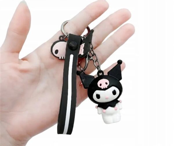 Kawaii Breloczek HELLO KITTY Kuromi - Oro Party | Idealny na Prezent - obrazek 2