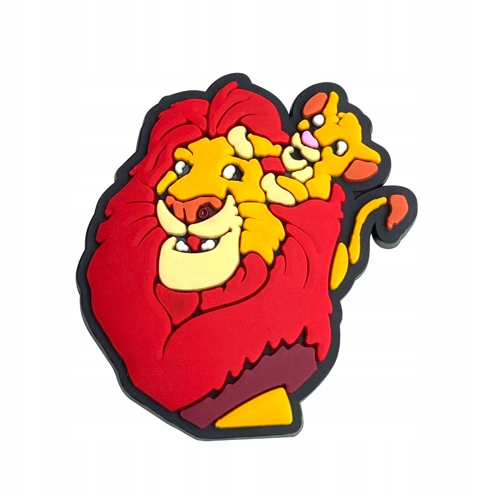 Przypinka Simba i Mufasa Król Lew do Crocs