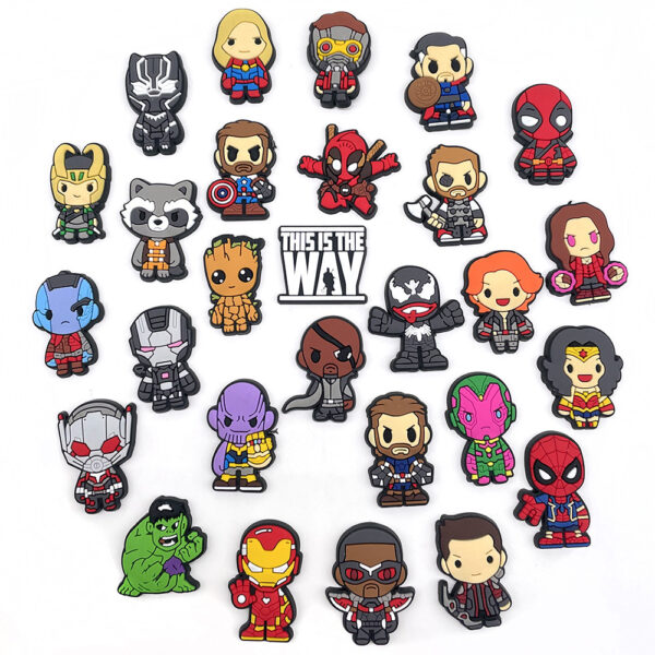 Przypinka Iron Man Marvel Avengers do Crocs - obrazek 5