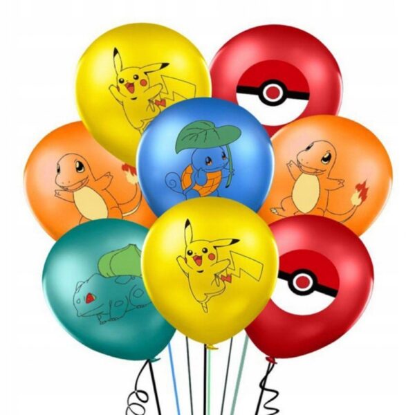 Zestaw Dekoracji Urodzinowych Pokémon XXL - Oro Party - obrazek 9