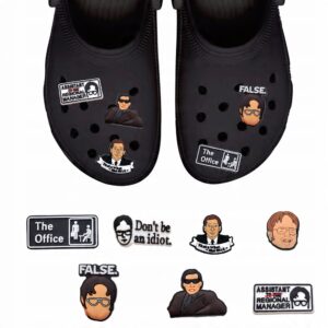 Przypinki do Crocs THE OFFICE do butów telefonu torby zestaw 7 szt