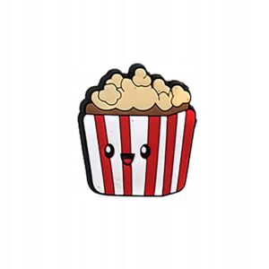 Przypinka Popcorn Jedzenie Śmieszne do Crocs