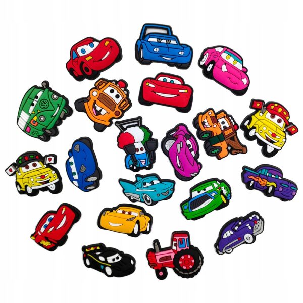 Przypinka Auta Cars Zygzak McQueen do Crocs | Oro Party - obrazek 4