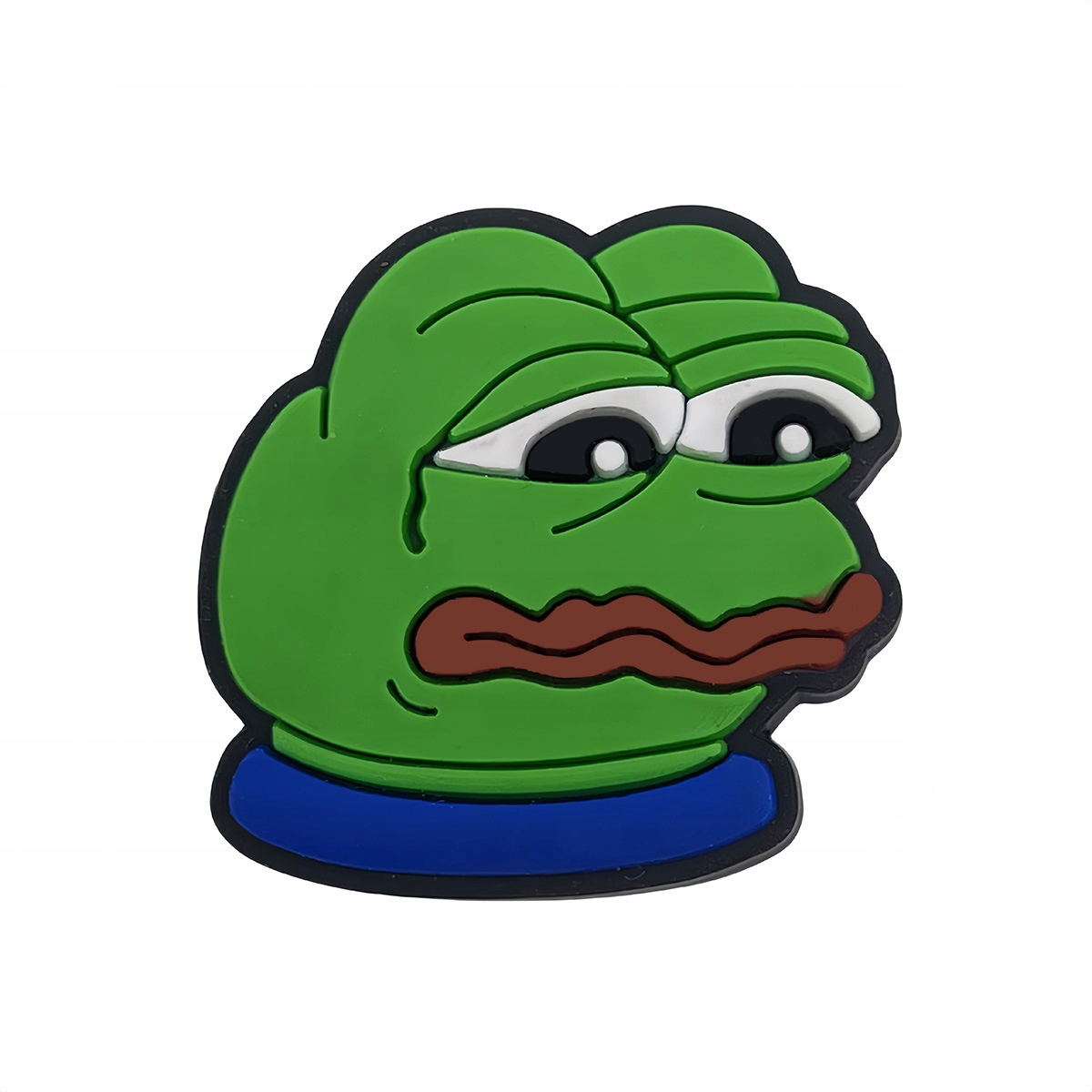 Przypinka Pepe the Frog, Pepe Coin do Crocs butów klapków telefonu torebki