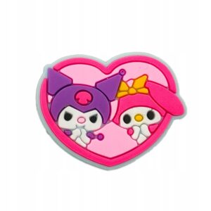 Przypinka Kuromi i My Melody Hello Kitty do Crocs | Oro Party