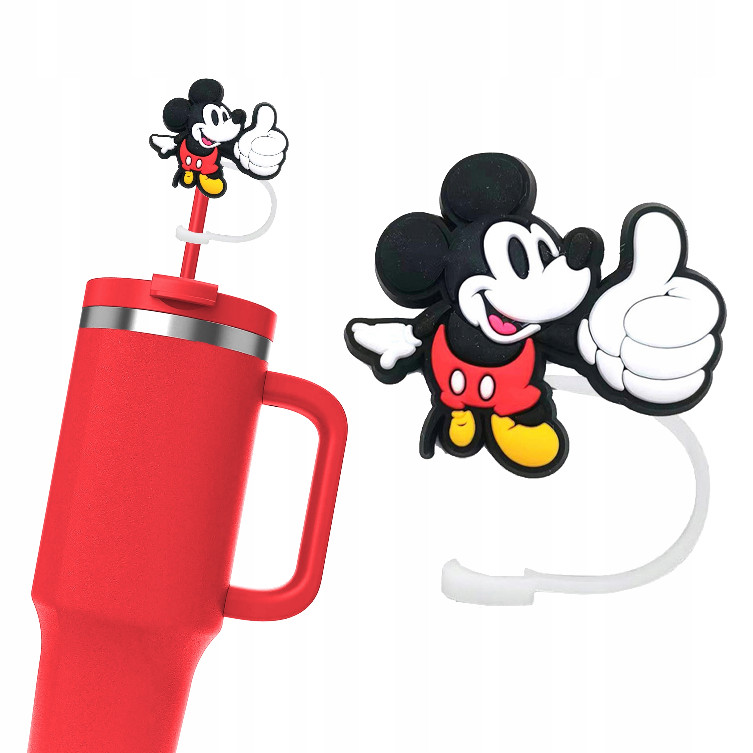 Silikonowa Nasadka na Słomkę Kubek Stanley DISNEY MYSZKA MICKEY 1 szt
