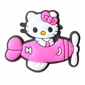 Przypinka Samolot Hello Kitty do Crocs | Oro Party