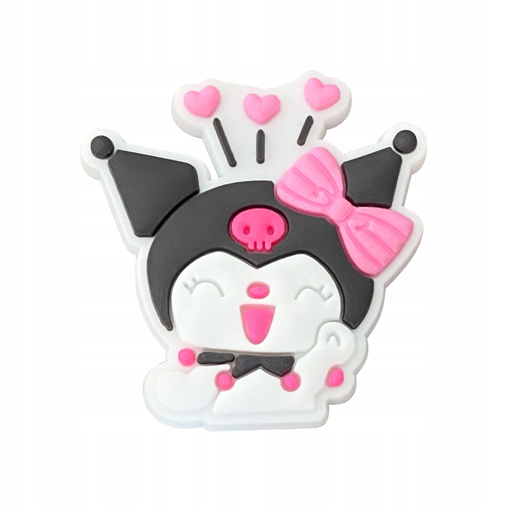 Przypinka Happy Kuromi Hello Kitty do Crocs